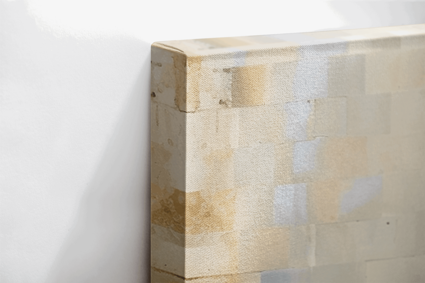 Side view of Canvas Wall Christian Mosaic Style Art Painting of a side profile of Jesus Christ