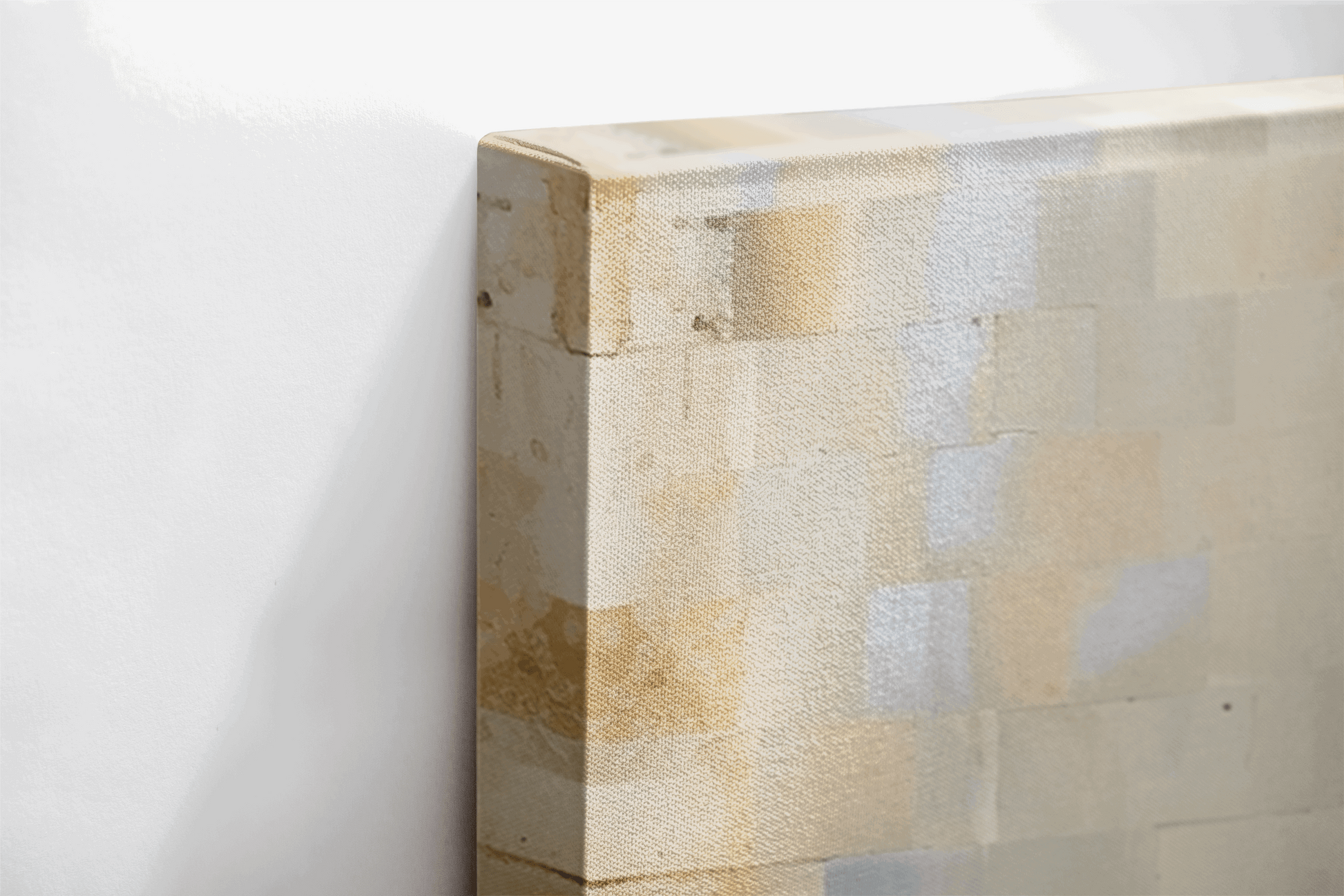Side view of Canvas Wall Christian Mosaic Style Art Painting of a side profile of Jesus Christ